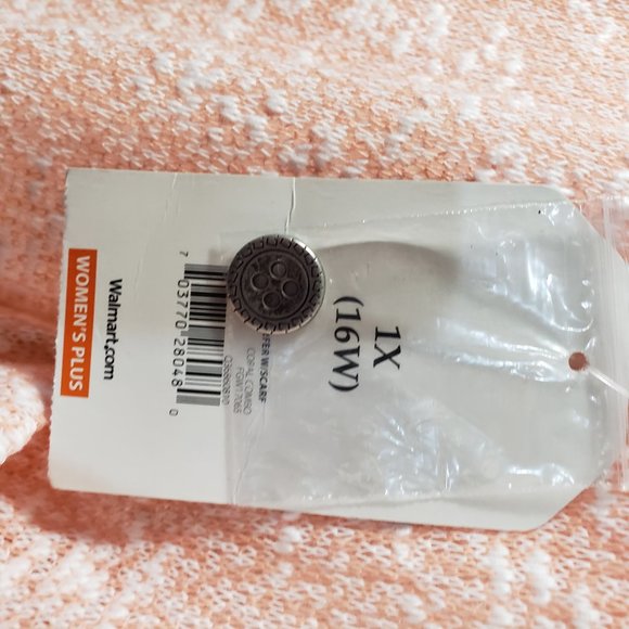 NWT Faded Glory Top with attached jacket Plus 1X - Picture 5 of 9